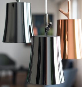 Luces colgantes de metal